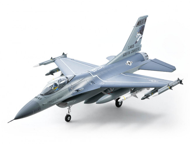 FMS F-16 Fighting Falcon (64mm) ARTF (no Tx/Rx/Batt/Chgr) RC Jet - USAF Grey