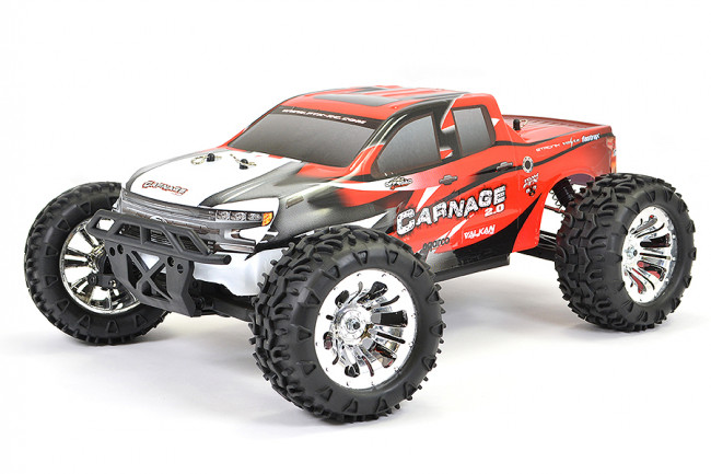 FTX 1:10 Carnage 2.0 Brushed RC Truck 4WD RTR – Red