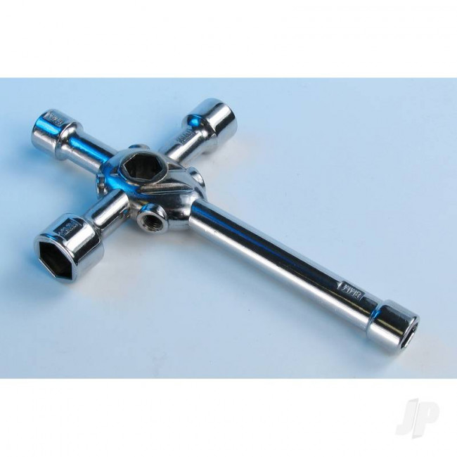 JP 4 Way Wrench Aeroplane 8/9/10/12 Tool For RC Models