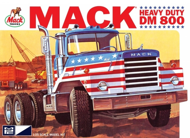 Mack DM800 Semi Tractor Truck 1:25 Scale MPC Highly Detailed Plastic Kit 