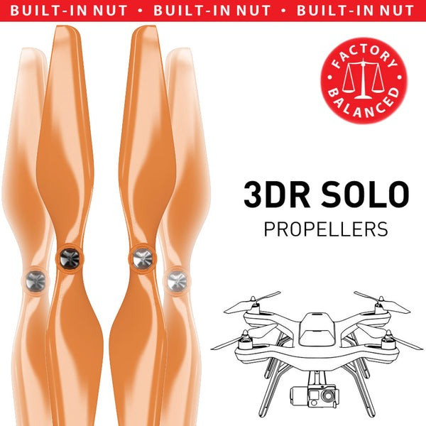 Master Airscrew 3DR Solo Propellers - MR-SL – 10x4.5 Prop Set – Orange