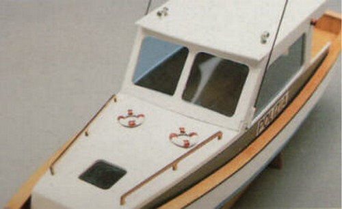 Mantua Police Boat Motor Launch 1:35 Scale Wood Ship Kit