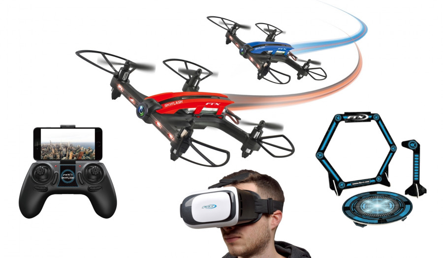 FTX Skyflash FPV Racing Drone, 720P Camera, VR Headset