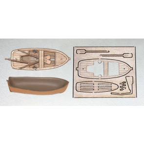 Mantua Plastic and Wood Lifeboat Kit Length 65mm