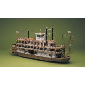 Mississippi Paddle Steamer River Boat 1:50 Large Scale Wooden Kit