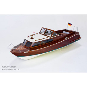 Queen 1960s Semi Scale RC Classic Sports Boat - Aero-Naut Wooden Kit 