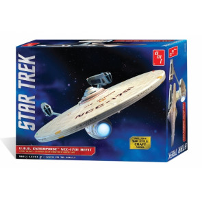 Star Trek USS Enterprise NCC-1701 Refit - AMT 1:537 Scale Plastic Kit 