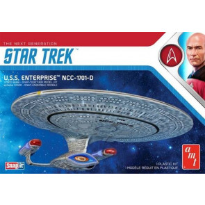 New Star Trek USS Enterprise 1701-D AMT 1:2500 Scale Highly Detailed Plastic Kit 