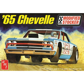 AMT 1:25 1965 Chevy Chevelle Modified Stocker Plastic Kit Car Model American