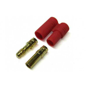 Etronix 3.5mm Gold Bullet Connector with Housing ET0603
