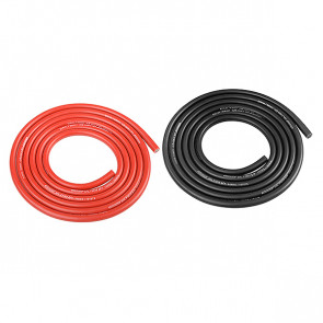 Corally Ultra V+ Silicone Wire Super Flexible Black And Red