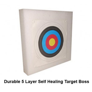 Top Quality 5 Layer Self Healing Foam Archery Target Boss 60x60cm Durable & Lightweight