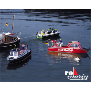 Dolly Harbour Launch Motorboat including Fittings Kit 1:20 Scale Krick Robbe RC Kit
