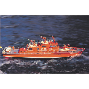 Dusseldorf Fire-Fighting Boat with Fittings - 1:25 Scale Krick Robbe RC Model Kit