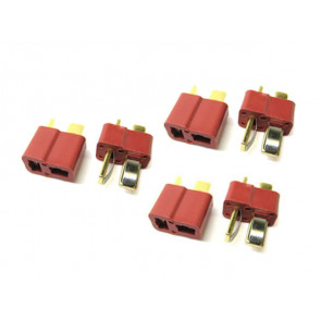 Etronix Deans Plug Gold Plated Connectors 3 Male & 3 Female ET0791
