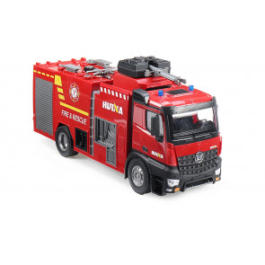 Huina RC Fire Engine Truck - Working Lights, Sound & Water Cannon!