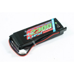Voltz 2300mAH 2S 7.4V LiPo Rx Receiver Straight Battery Pack for RC Car Plane Boat