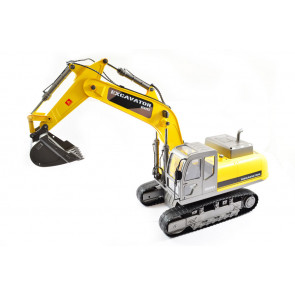 Large Scale RC Caterpillar Excavator, Upgraded Premium Label Version - Hobby Engine