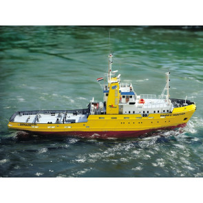 Happy Hunter Salvage Tug Boat with Fittings 1:50 Krick Robbe RC Model Kit