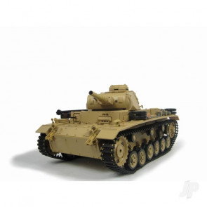 Heng Long 1:16 German Tauch Panzer III RC Tank 2.4GHz+Shooter+Smoke+Sound)