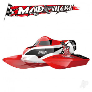 Joysway Mad Shark Brushless 2.4GHz RTR RC Racing Boat (Red) 