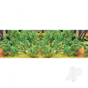 JTT 95526 Tomatoes, 1-1/2" Tall, O-Scale, (12 pack) For Scenic Diorama Model Trains