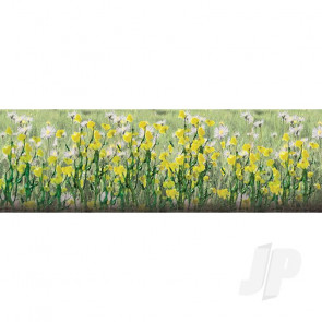 JTT 95543 Daisies, 1/2" Tall, HO-Scale, (24 pack) For Scenic Diorama Model Trains