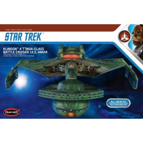 Star Trek Klingon K't'inga Class Battle Cruiser I.K.S Amar Large 1:350 Scale Polar Lights Kit