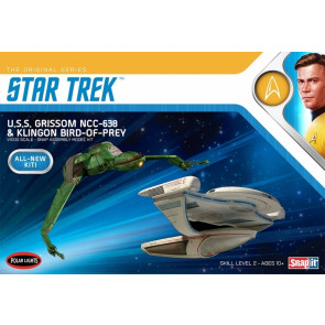 Polar Lights Star Trek USS Grissom NCC-638 & Klingon Bird of Prey Plastic Kit