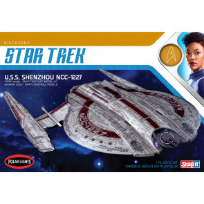 Star Trek USS Shenzhou NCC-1227 Polar Lights 1:2500 Scale Plastic Kit