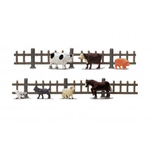 1:76 Scale Farm Animals - Hornby Train Track Accessories 00 Gauge
