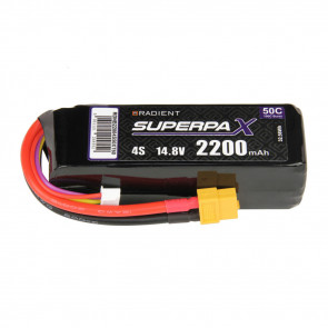 Radient 4S 2200mAh 14.8V 50C LiPo Battery w/ XT60 Connector Plug