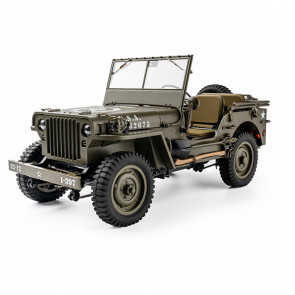 Roc Hobby 1:12 1941 Willys MB Scaler RTR RC Radio Control WWII Army Jeep