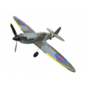 Volantex Spitfire Mk.IX V2 400mm RTF RC Model Plane w/Gyro EPP - Blue