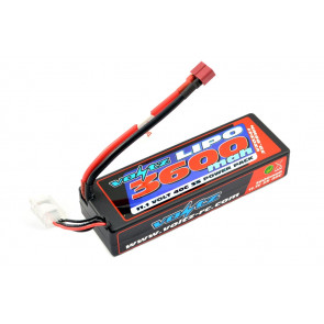 Voltz 3600mAh 3S 11.1v 40C Hard Case LiPo RC Car Battery (2S Size!) w/Deans Plug